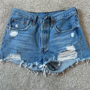 Levi’s 501 High Waisted Shorts